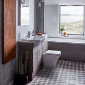 NEW (M162) LUXURY CERAMIC BASIN. 1 TAP HOLE. The contemporary slim edged styling of the Sereni...