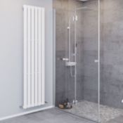 Brand New (CE157) 1800X608mm Duplex Flat White Designer Radiator. RRP £340.00. This vertical radiato