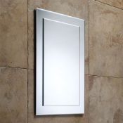 NEW & BOXED 500x700mm Bevel Mirror . Comes fully assembled for added convenience Versatile with...