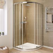 NEW & BOXED TWYFORDS 900x900mm - 6mm - Elements Quadrant Shower Enclosure. RRP £393.99.6mm S...