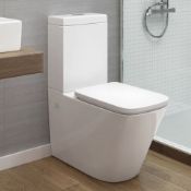 NEW & BOXED Florence Close Coupled Toilet & Cistern inc Soft Close Seat. Contemporary des...