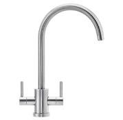 NEW (AL61) FRANKE Krios J Spout SilkSteel. RRP £399.99. Version Single-Flow Spout Handle Widt...