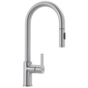 NEW (AL59) FRANKE ARENA PULL OUT NOZZLE KITCHEN TAP SILKSTEEL. RRP £375.99. Contemporary silk...