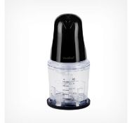 (MY77) 400W Mini Chopper 2 speed selection includes standard and turbo functions for use with ...