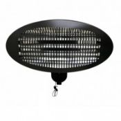 (SP487) 2kW Quartz Wall Mounted Outdoor Electric Garden Patio Heater The heater combines a r...