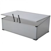 (PP80) Aluminium Garden Plant Vegetable Cold Frame Grow House Constructed with a large rig...