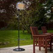 (PP571) Electric Patio Heater 2000W Free Standing - Quartz Heating, Outdoor, Garden, Weatherpro...