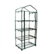 (RU398) 4-Tier Mini Greenhouse Our 4-tier Grow House provides plenty of shelf area and ...