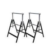 (EE521) 2x Adjustable Builder DIY Carpentry Work Bench Saw Horses (Just Landed) Dimensions:...