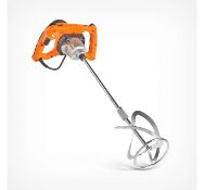(DD94) 1600W Paddle Mixer Make easy work of mixing mid-viscosity fluids such as plaster, cemen...
