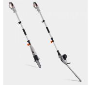 (DD95) 2 in 1 Chainsaw Trimmer Made from durable plastic with an aluminium tube the extendable...