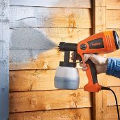 (JH18) Spray Gun/Paint Sprayer for Fences Walls and Ceilings 400W Motor, Large 800 ml Paint Co...