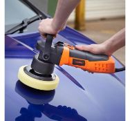 (JH20) Random Orbital Polisher Kit 600W power, the polisher operates at six speed settings fro...
