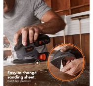 (JH25) E-Series Cordless Sander Charge time (with 1.5Ah Battery): 85 minutes. No load runni...