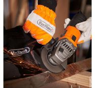 (JH3) 750W Angle Grinder Runs at 11000 RPM with no load speed, allowing the 115mm disc to deli...