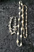 Group of 3 vintage shell and shell shaped knecklaces