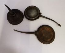 Group Lot 3 Vintage small thumb pocket oilers cans
