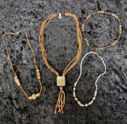 Mixed lot jewellery including Fashion jewellery Includes Piece of Gloria Maris.