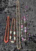 5 Vintage style necklace