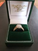 Ladies White Gold Diamond Ring