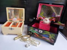Miscellaneous lot of jewellery boxes etc