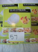 5 x Salad Cutting Bowl