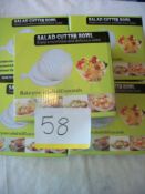 5 x Salad Cutting Bowl