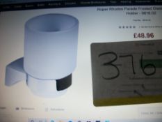 Roper Rhodes Parade Frosted Glass Tooth Brush Holder