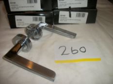 5 Pair x Florenza Lever on Round Rose Handle