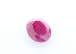 Loose Oval Burmese Ruby 1.42 Carats