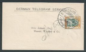 Siam 1908 Cover with printed heading 