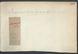 Great Britain World War One / Official 1918 Handstamp for the Imperial War Graves Commission from a