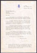 Royalty Edward VIII Typed Abdication letter from Edward VIII Duke of Windsor to Lord Beaverbrook...