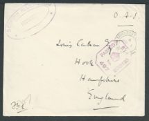 The Serbian Relief Fund Serbia - Kremjan - Hampshire - United Kingdom. A cover from the Serbian Rel