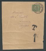 Cyprus 1898 Egypt 2m newspaper wrapper from Alexandria to Larnaca with 