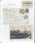 G.B. - Railways 1898 Cover to Dunfermline endorsed 