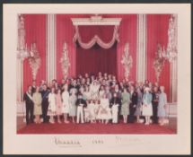 ROYALTY 1981 PRINCE CHARLES PRINCESS DIANA WEDDING SIGNED PHOTO Photograph of the BRITISH AND EUROP