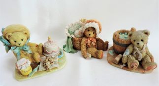 3 Rare Cherished Teddies