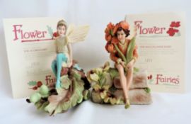 2 x Danbury Mint Flower Fairies Limited Editions