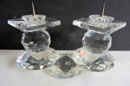 Vintage Retired Swarovski Candle Holder