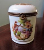 Antique Limoges Fragonard Trinket Box