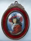 Portrait Miniature of Elegant Regency Lady