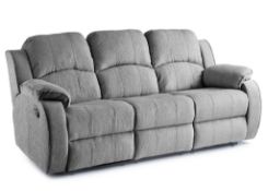 1x Brand New Buckingham 3 Seater Sofa in Graphite Tweed