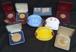 Vintage Railway Related Items & Photographic Medals