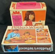 Vintage Toy Singer Sewing Machine & Toy Potters Wheel c1970's