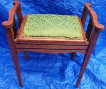 Antique Wooden Piano Stool