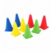 (KK237) Training Field Fitness Exercise Games Activity Sports PE Road Cones Marker (set of 8)...