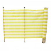 (KK211) 10 Pole Windbreak Beach Holiday Camping Caravan Windbreaker Heading to the b...