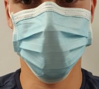 100,000 Water Resistant Surgical Masks Type 1 with CE, FDA and Test Certificates