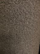 Oxford plain beige 6m x 4m (19ft 6in x 13ft) loopcontract polypropylene hessian back